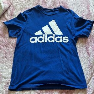 Adidas Men's Blue Short Sleeve Tee